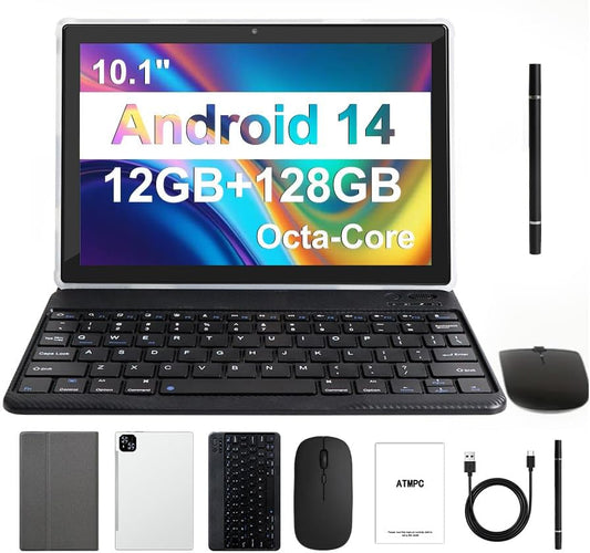 Tablet Android 14 de 10.1" – Octa-Core + Kit Completo