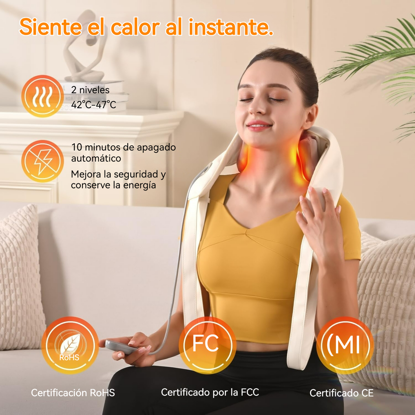 Masajeador de cuello y hombros