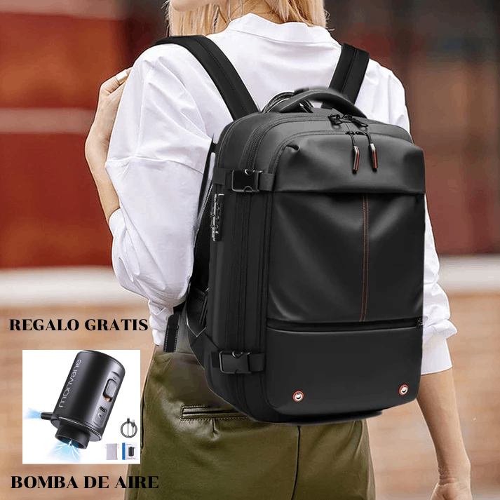 Mochila Expansible con Seguridad Antirrobo