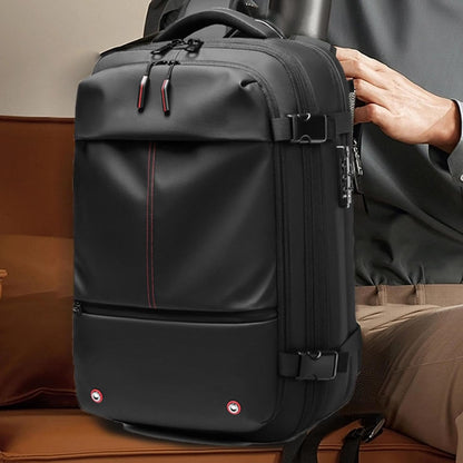 Mochila Expansible con Seguridad Antirrobo