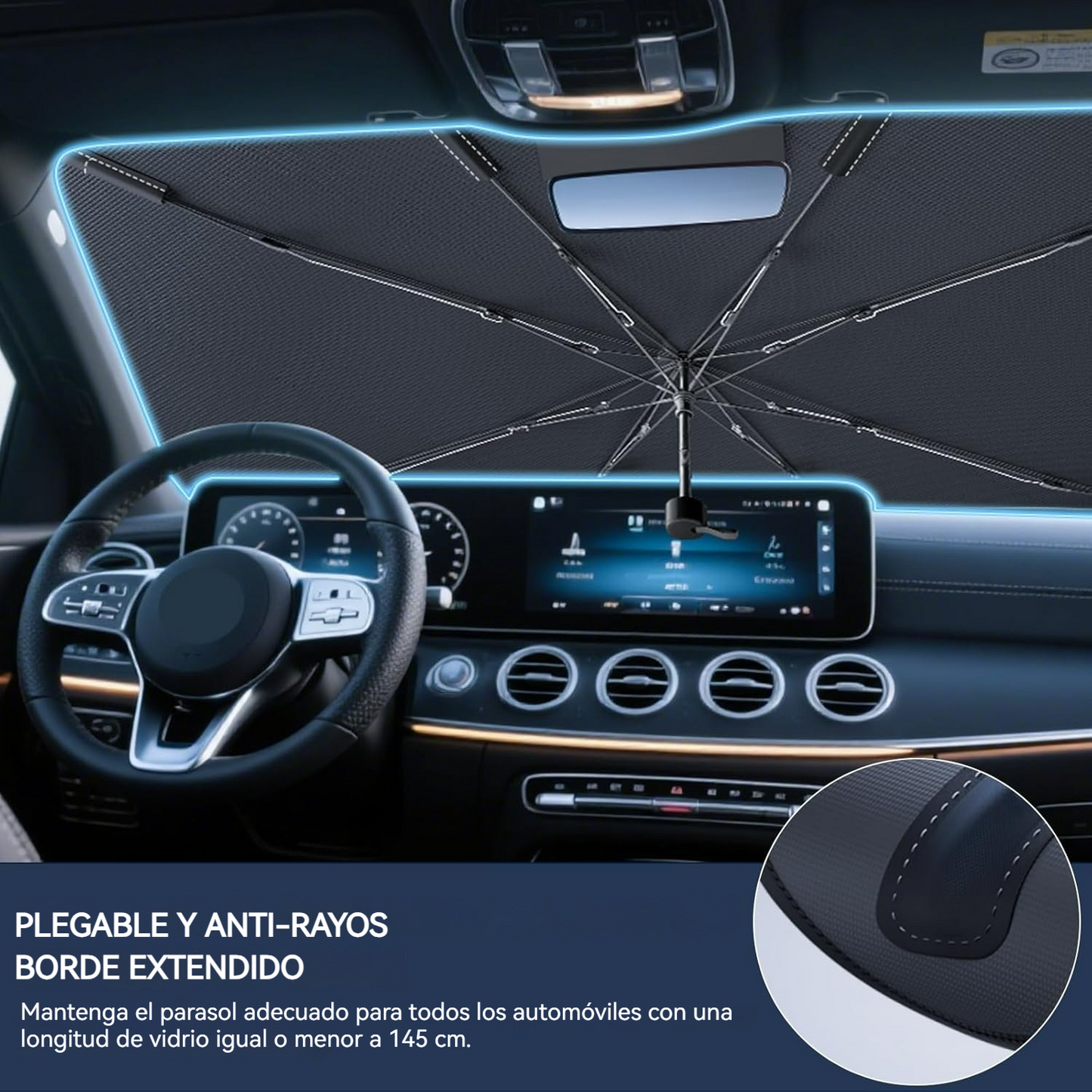 Parasol para coche con protección solar avanzada