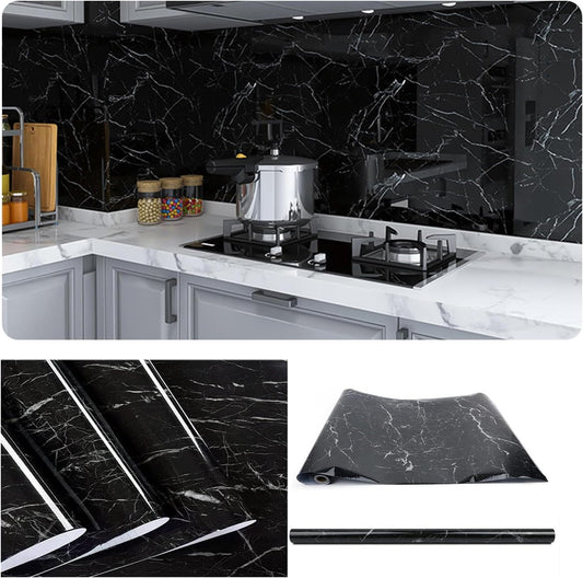 Placas autoadhesivas de PVC símil mármol para interiores