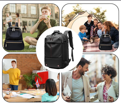 Mochila Expansible con Seguridad Antirrobo