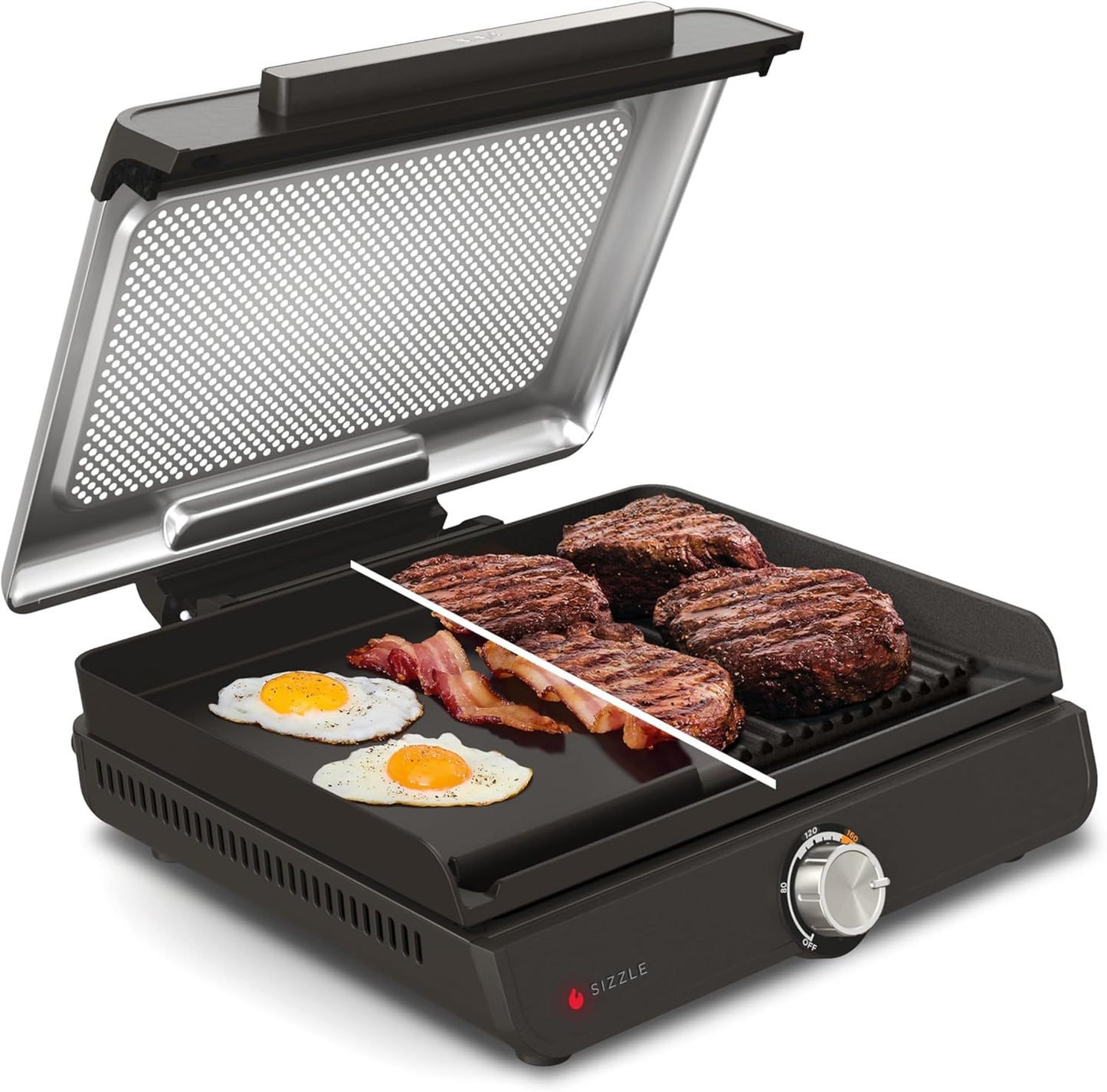 Parrilla y plancha de interior eléctrica