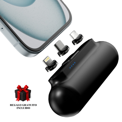 Batería Portátil Magnética 3 en 1