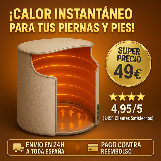 Calefactor de piernas y pies para invierno