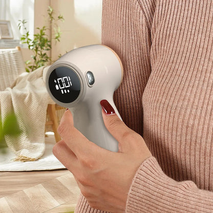 Quita pelusas con Pantalla LED y Carga USB