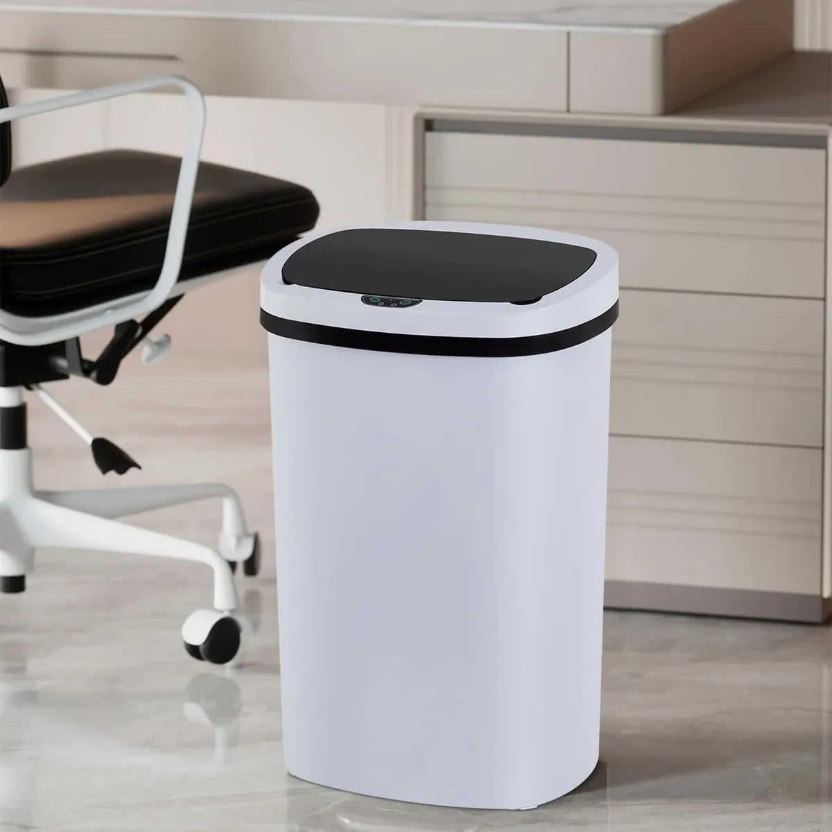 Cubo de Basura Automático con Sensor y Cierre Silencioso