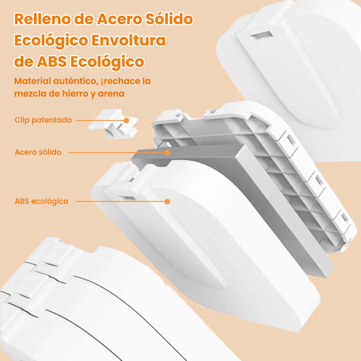 Mancuernas Ajustables 5 kg con Diseño Cuadrado y Sistema Modular