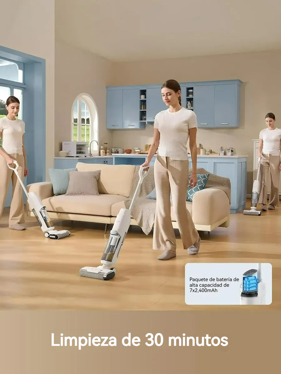 Aspiradora Inteligente en Seco y Húmedo