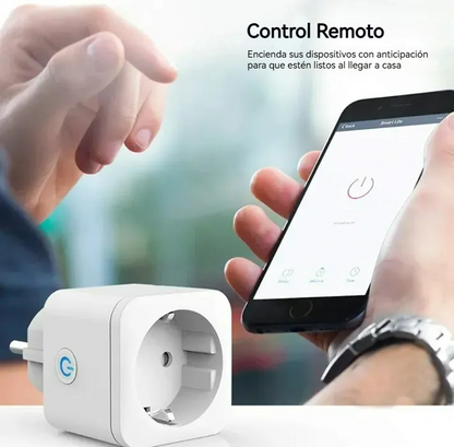 Enchufe Inteligente WiFi con Control desde App y Monitoreo de Consumo