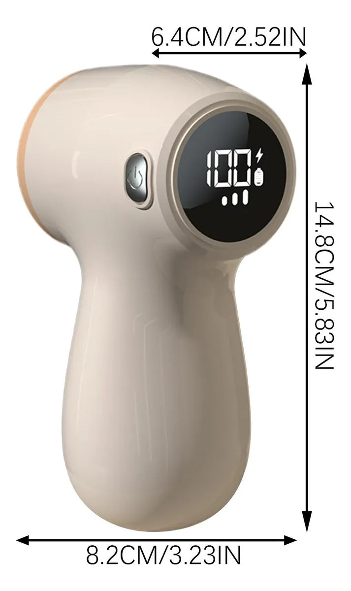 Quita pelusas con Pantalla LED y Carga USB