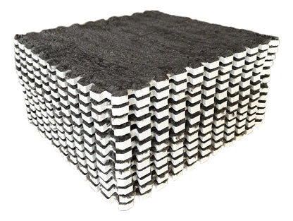 Pack 12 Alfombras Encastrables Shaggy EVA Foam