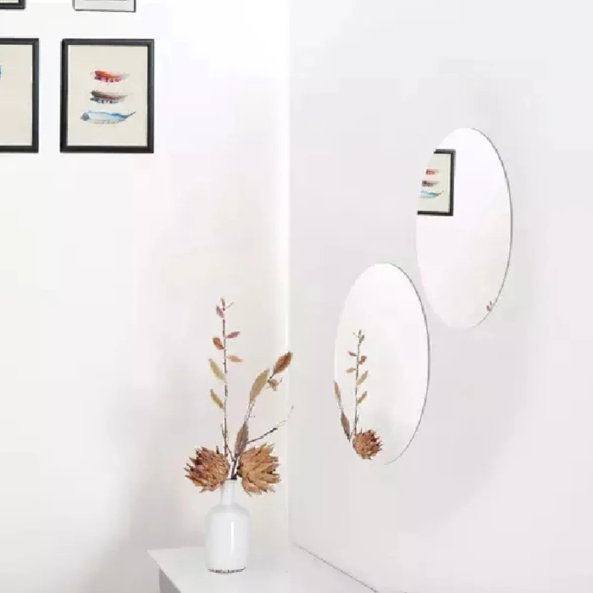 3 Espejos Acrílicos Autoadhesivos Flexibles 30×40 cm