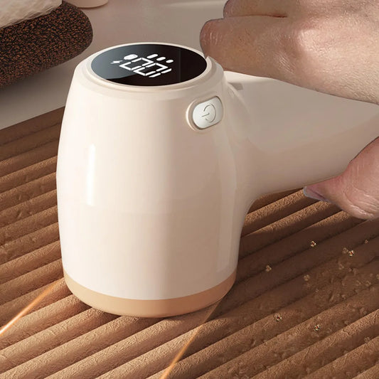 Quita pelusas con Pantalla LED y Carga USB