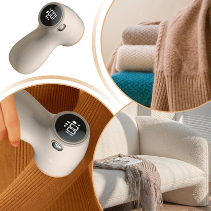 Quita pelusas con Pantalla LED y Carga USB