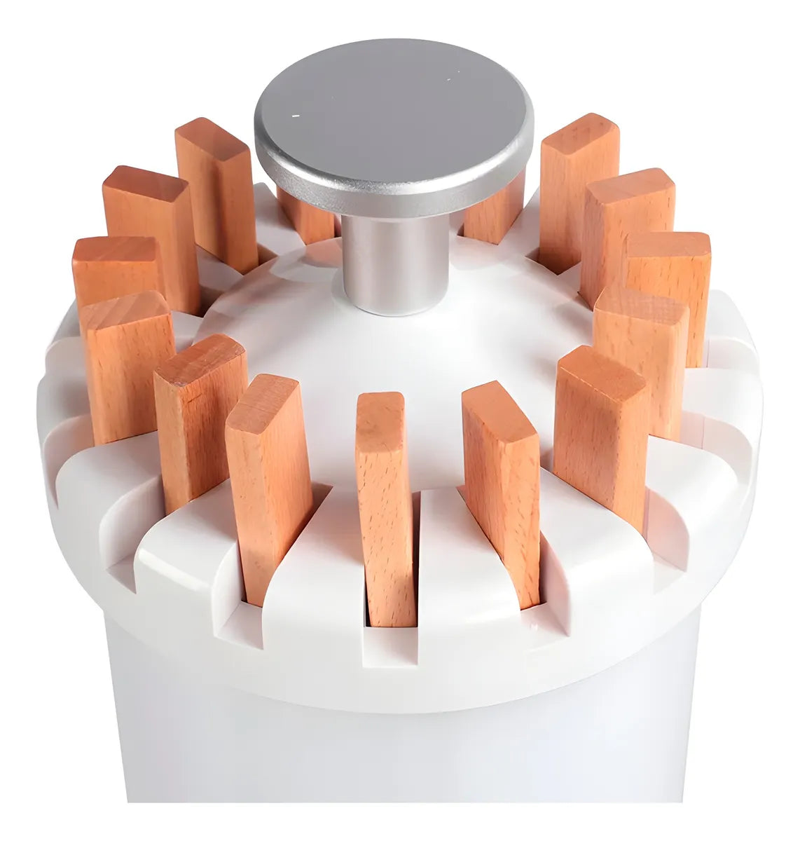 Tendedero Plegable Vertical con 16 Varas y Cubierta Protectora