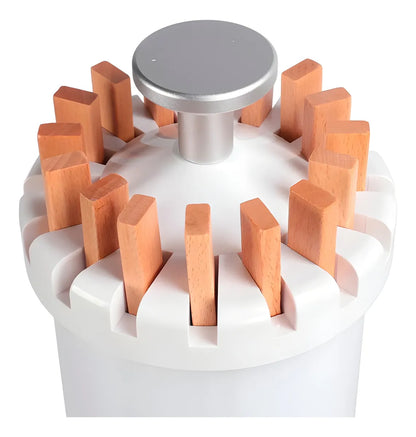 Tendedero Plegable Vertical con 16 Varas y Cubierta Protectora