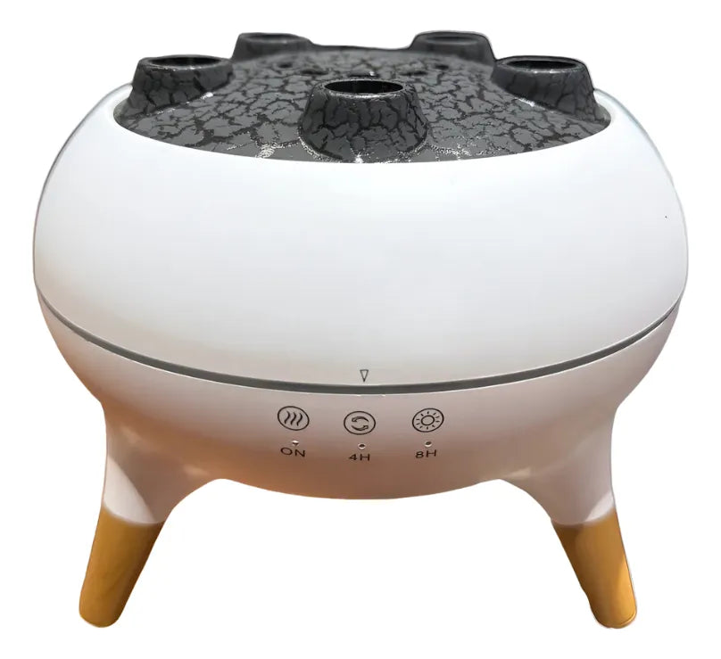 Humidificador LED con Aromaterapia y Movimiento Hipnótico