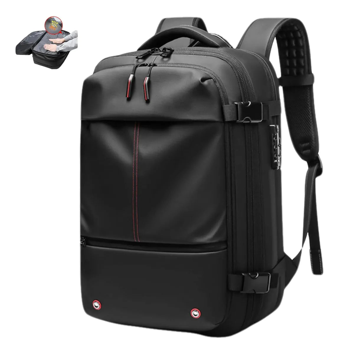 Mochila Expansible con Seguridad Antirrobo