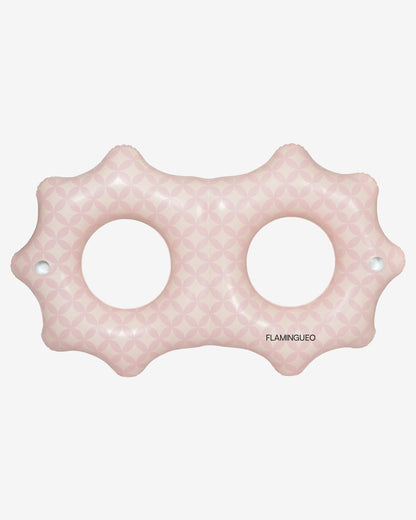 Flotador donut doble rosa