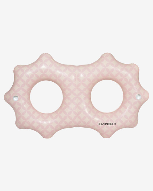 Flotador donut doble rosa