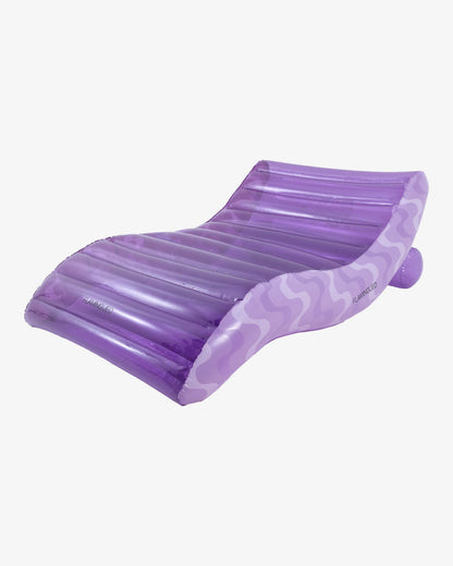 Flotador tumbona morada