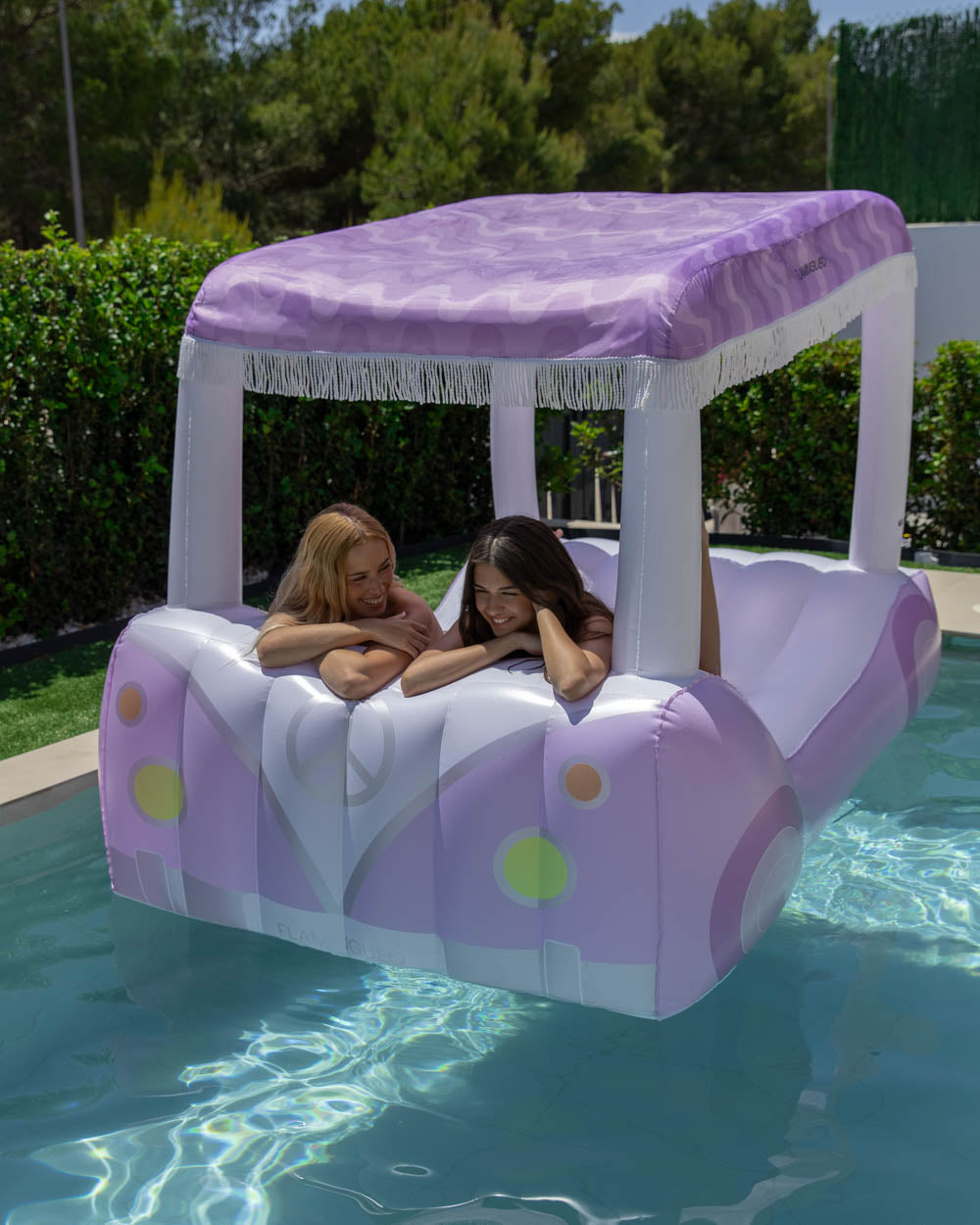 Flotador coche caravana