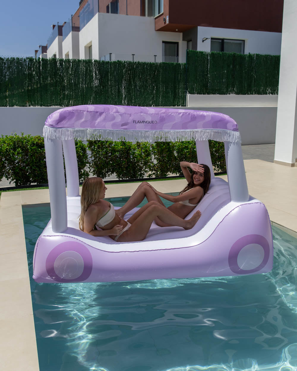 Flotador coche caravana