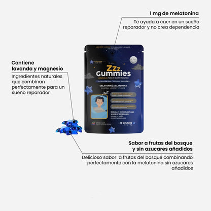 Gominolas de Melatonina para Dormir Mejor
