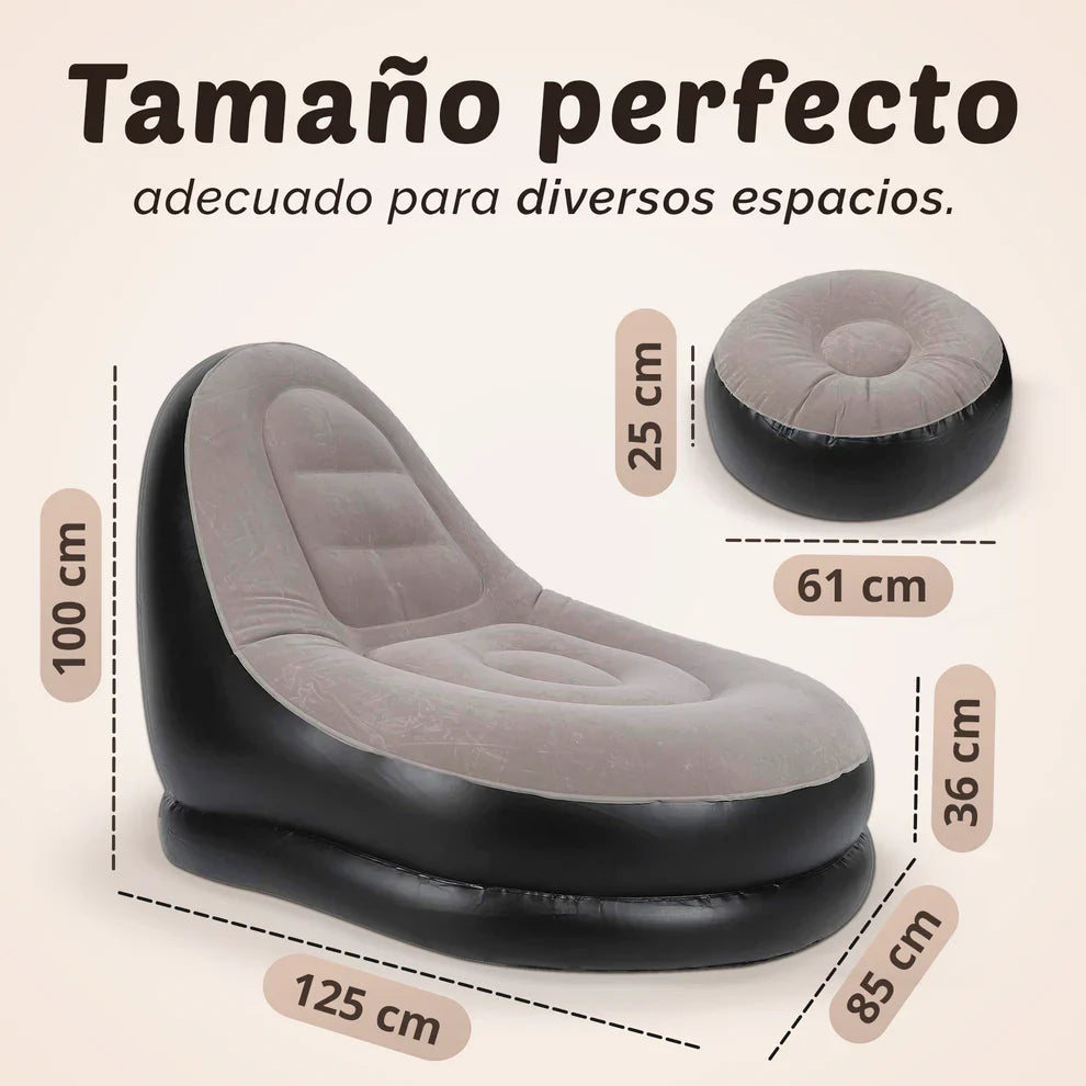 Sofá inflable portátil