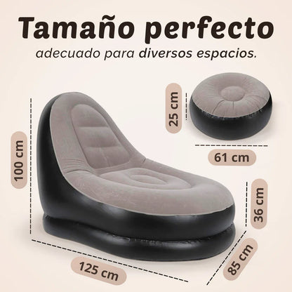 Sofá inflable portátil