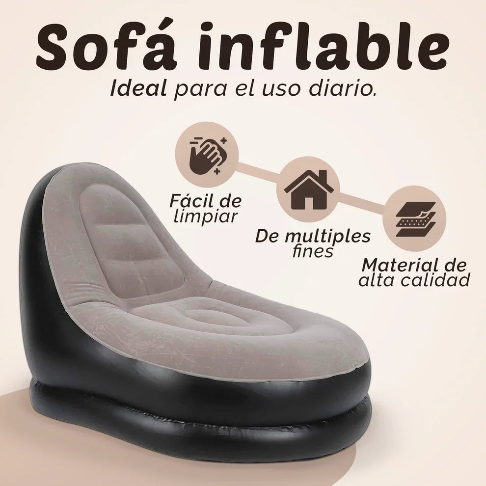 Sofá inflable portátil