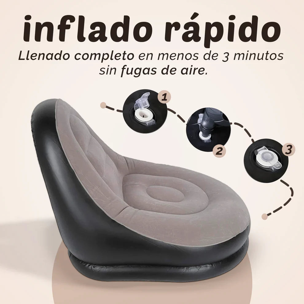 Sofá inflable portátil
