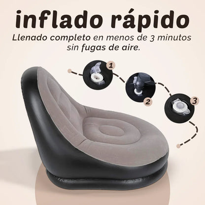 Sofá inflable portátil