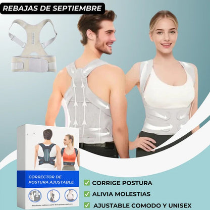 Corrector De Postura Magnético Ajustable