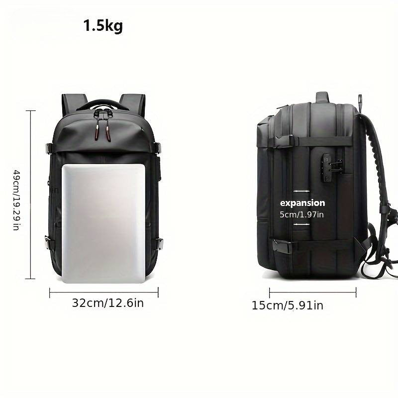 Mochila Expansible con Seguridad Antirrobo