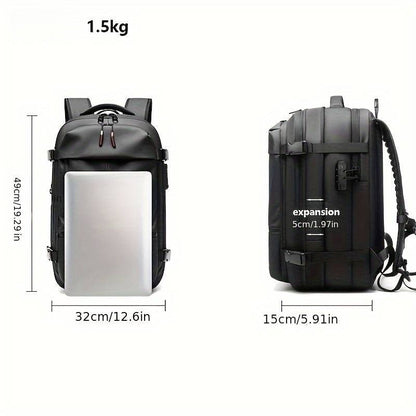 Mochila Expansible con Seguridad Antirrobo