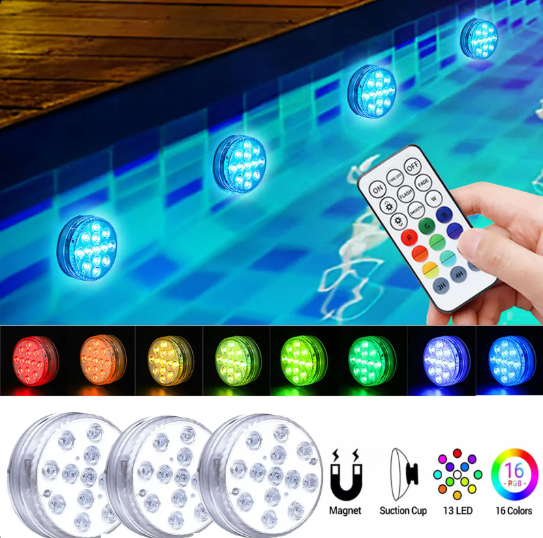 Kit Luces Sumergibles Piscina