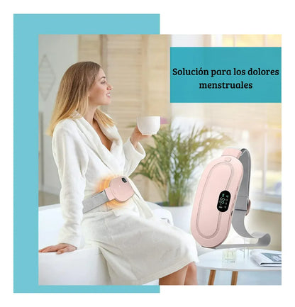 Almohadilla Térmica con Masajeador para Dolores Menstruales y Abdominales