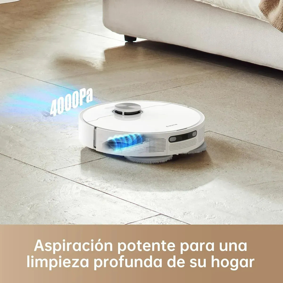 Robot Aspirador con Fregado Inteligente y Base de Autolimpieza