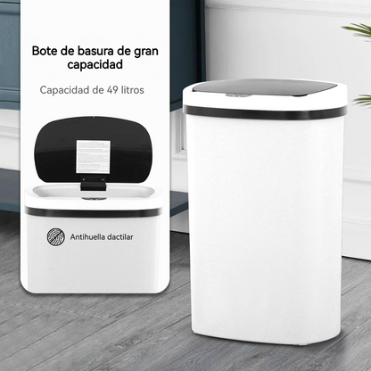 Cubo de Basura Automático con Sensor y Cierre Silencioso