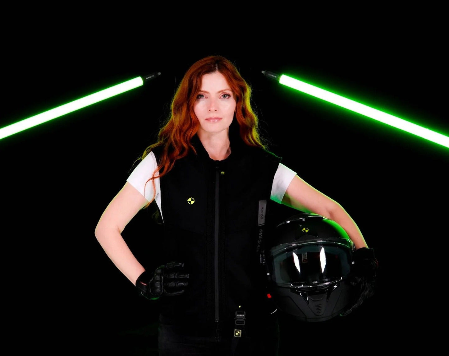 Chaleco de Protección para Motociclistas con Tecnología Triflex y Airbag