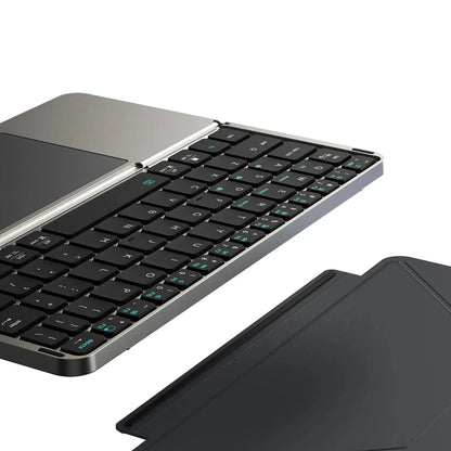 Teclado Inalámbrico Plegable con Touchpad Integrado