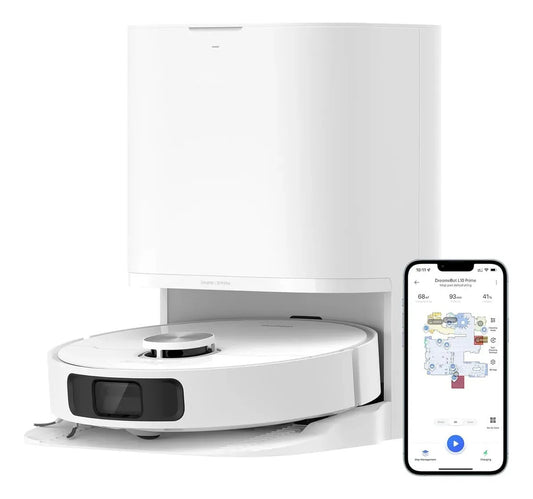 Robot Aspirador con Fregado Inteligente y Base de Autolimpieza
