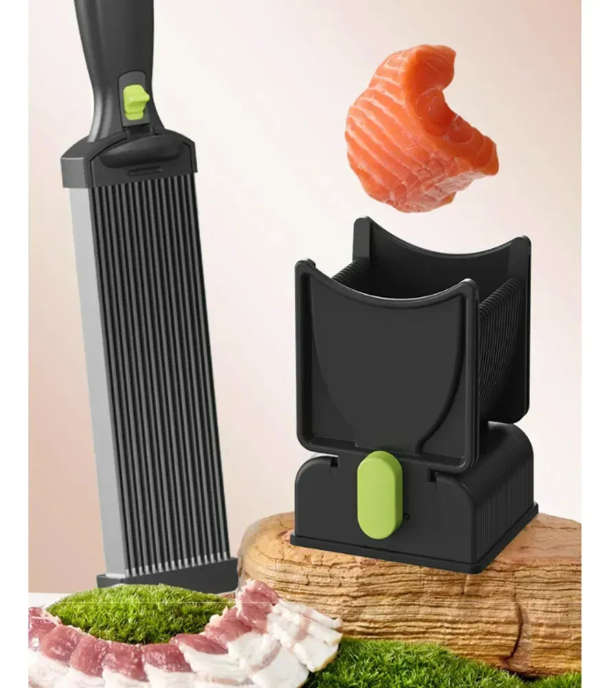 Rebanador de Carne Manual con Cuchilla de Acero Inoxidable