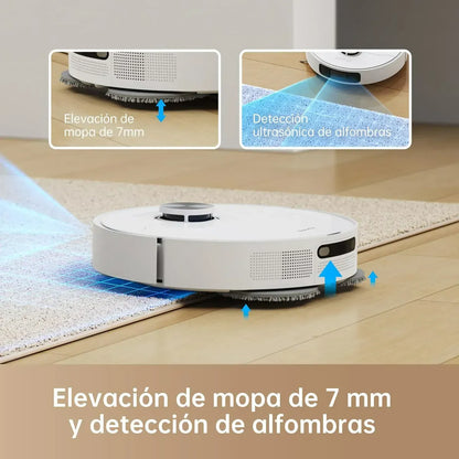 Robot Aspirador con Fregado Inteligente y Base de Autolimpieza