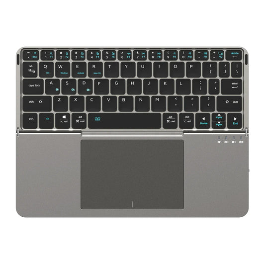Teclado Inalámbrico Plegable con Touchpad Integrado