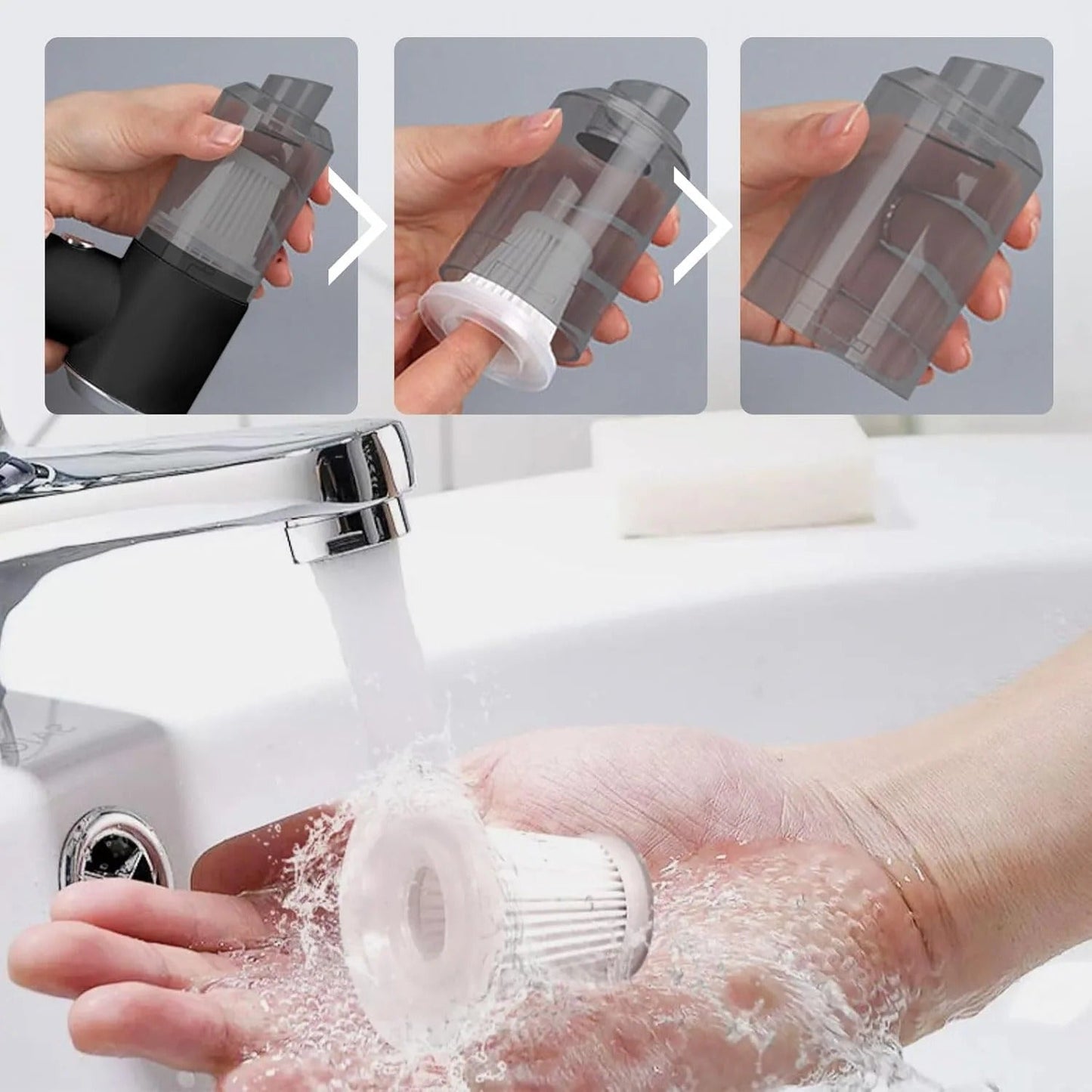 Aspiradora Portátil para Coche CleanJet